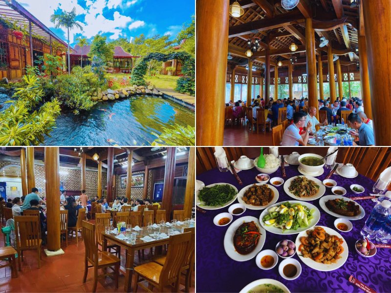 Không gian quán lẩu Măng Đen Không gian quán lẩu Măng Đen