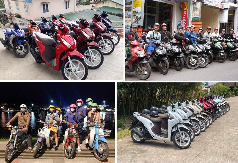 thuê xe máy Măng Đen