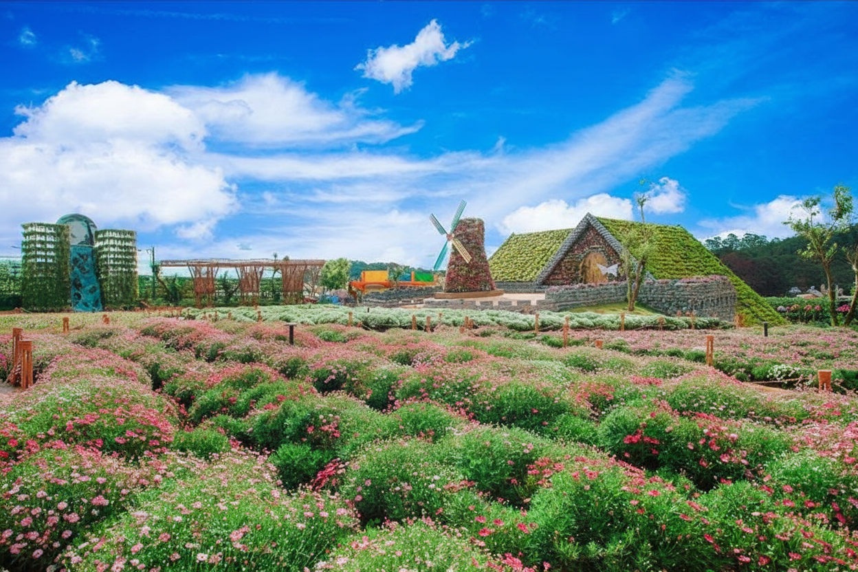 Sương mù Đà Lạt buổi sáng