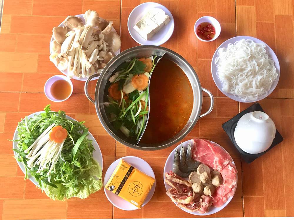 Lẩu nấm rừng Măng Đen