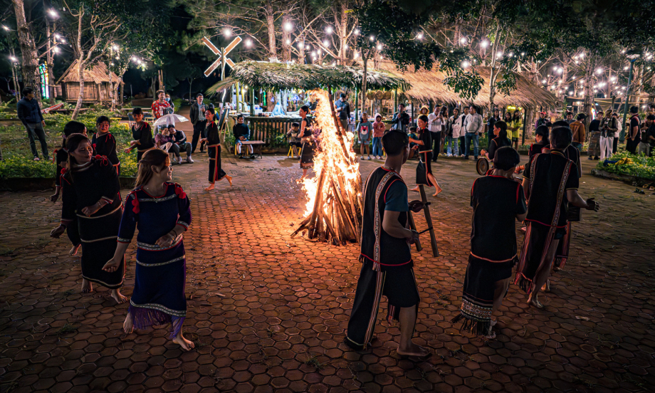 Văn hóa Tây Nguyên Măng Đen đêm