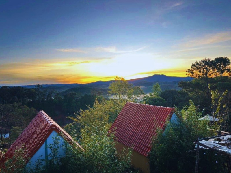 Đồi cỏ Măng Đen bình minh Đồi cỏ Măng Đen bình minh